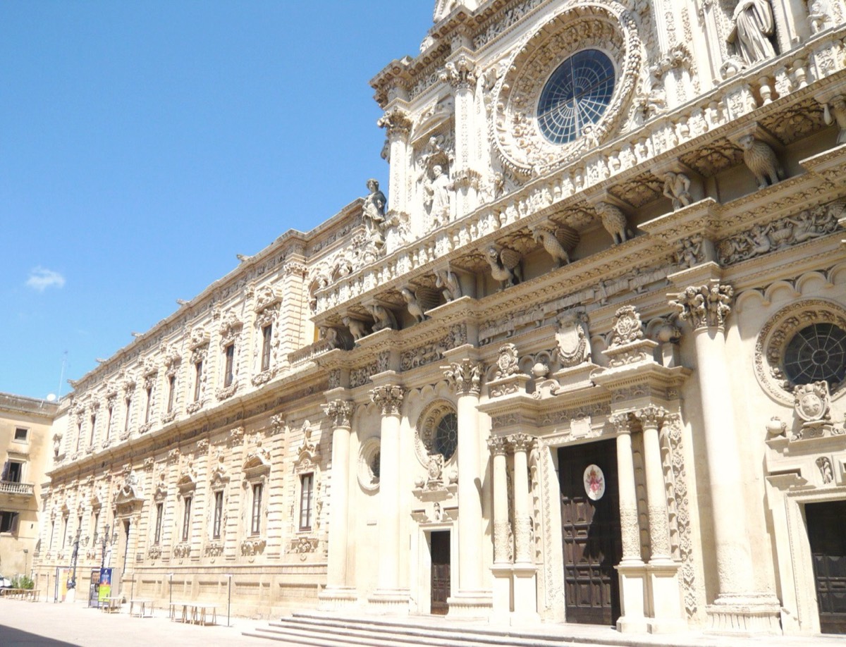 Die Basilika Santa Croce in Lecce, Wahrzeichen des leccesischen Barock