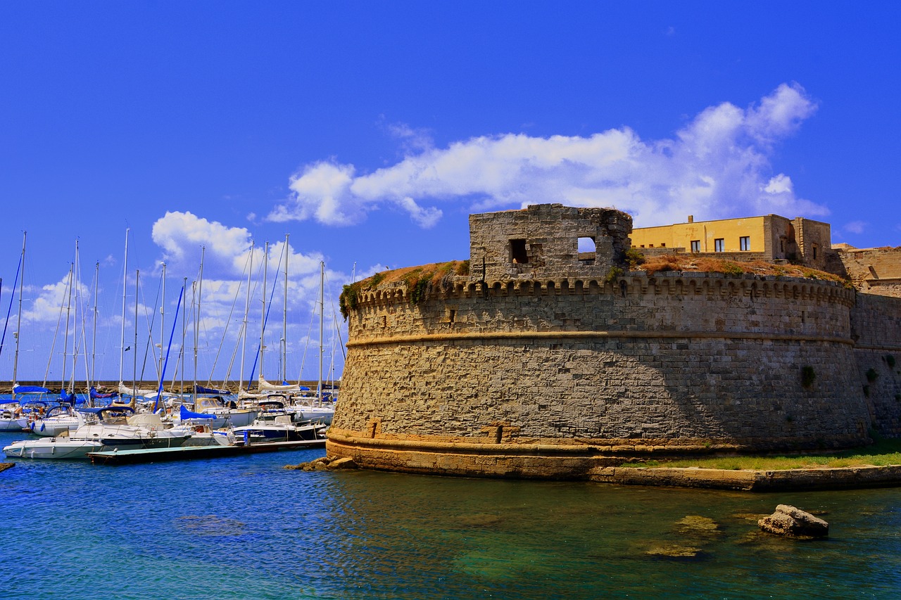 Die Burg von Gallipoli vom Wasser aus gesehen