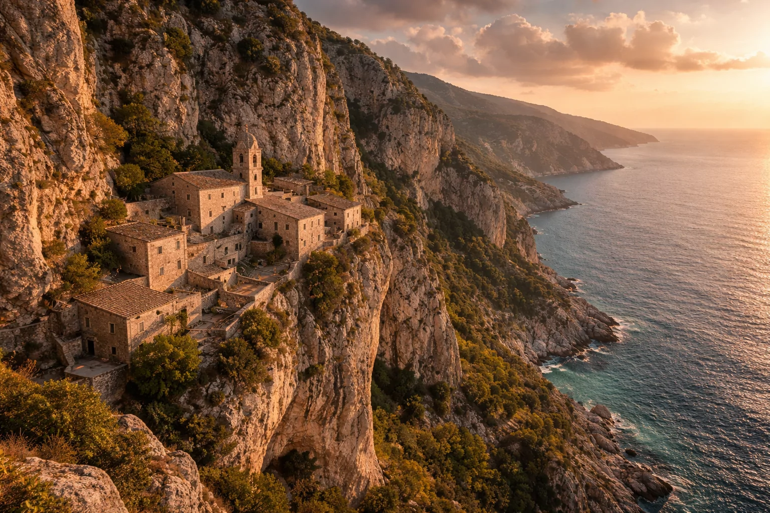 Die Einsiedelei von Pulsano auf dem Gargano
