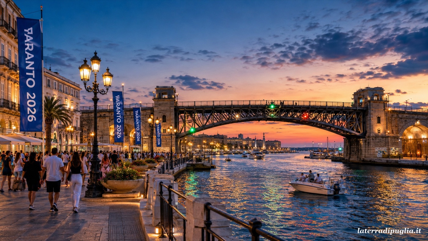 Die Drehbrücke von Taranto, Mittelmeerspiele 2026