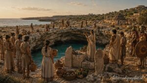 Die Grotta della Poesia bei Roca Vecchia