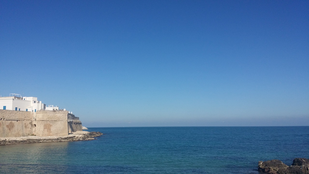 Die Küste bei Monopoli