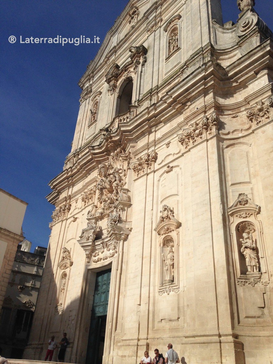 Eine Straße in Martina Franca