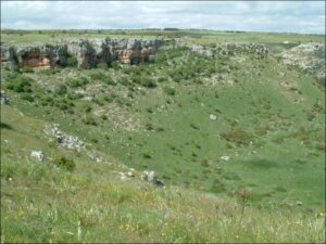 Der Pulo, eine Karstdoline bei Altamura