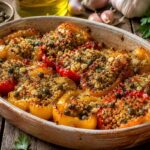 Gratinierte Paprika