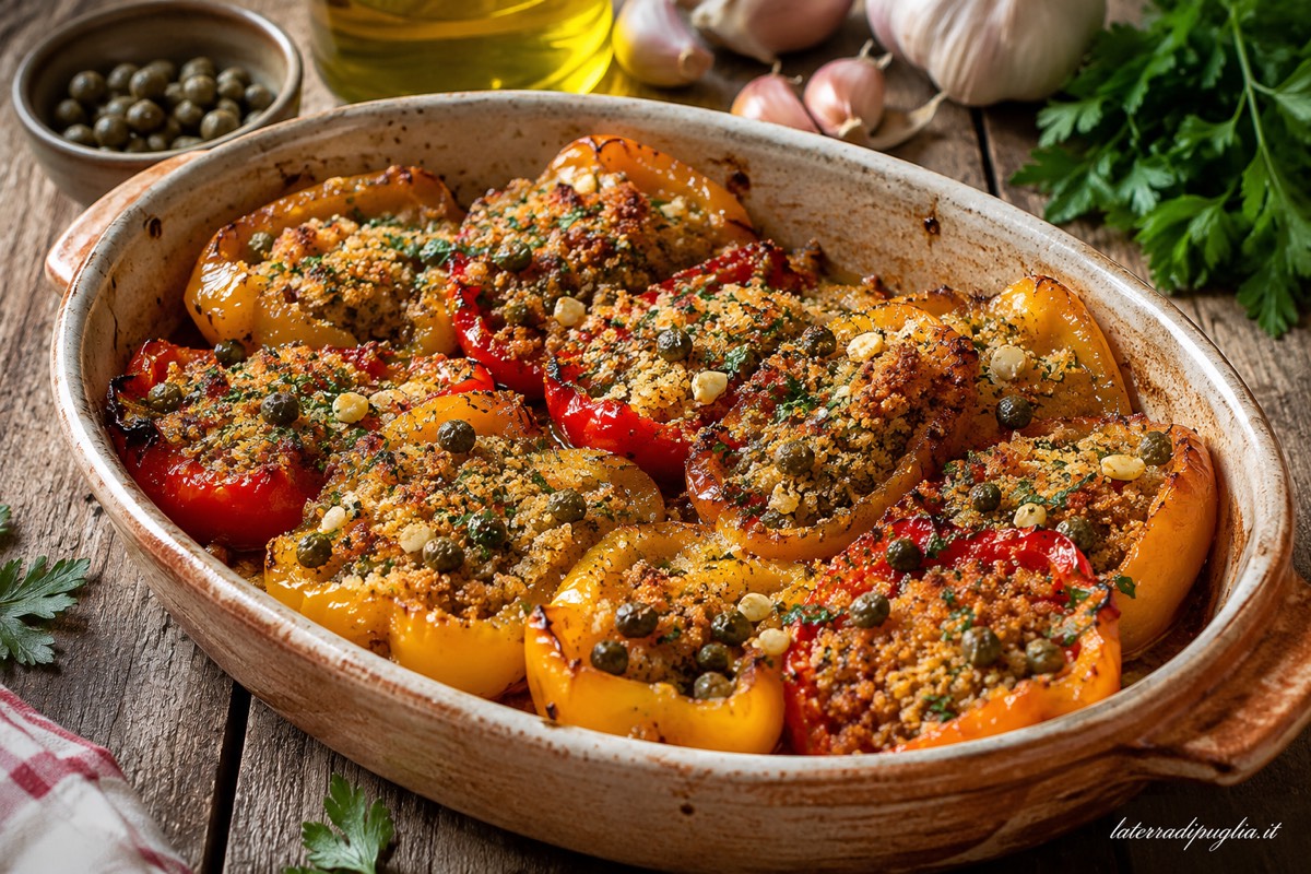 Gratinierte Paprika